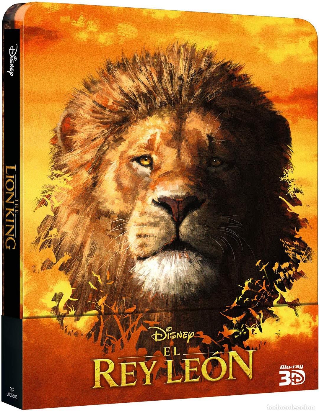 Cinema: El Rey Le&oacute;n Steel Book (3D + 2D) [Blu-Ray] (1994) The Lion King