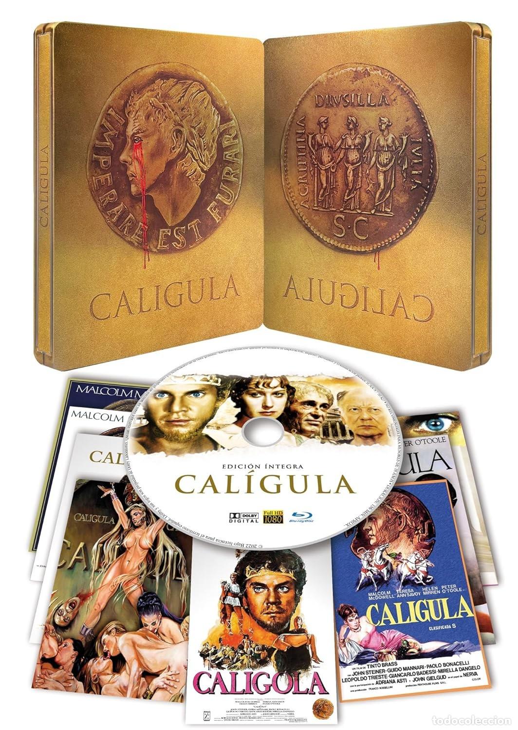 Cine: Cal&iacute;gula Steelbook (Edici&oacute;n especial Limitada y numerada con 8 postales exclusivas) [Blu-ray] (1979)