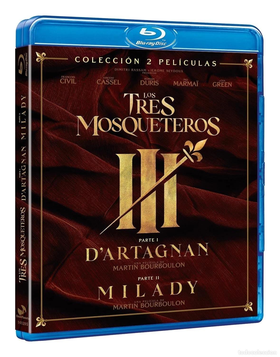 Cinema: Los Tres Mosqueteros: D'Artagnan + los Tres Mosqueteros: Milady [Blu-ray] (2023,2023) Les Trois Mous