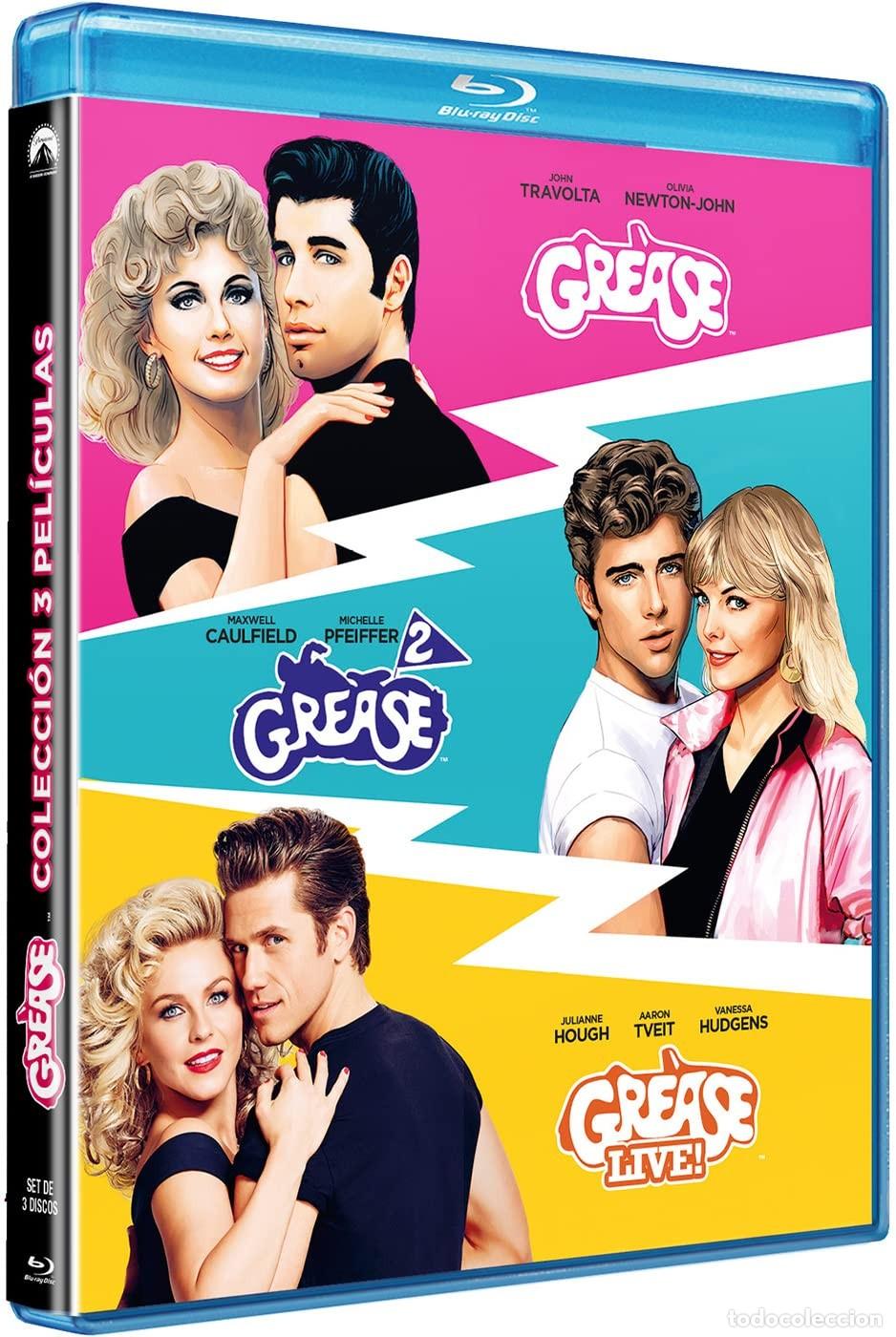 Kino: Grease - Colecci&oacute;n 3 pel&iacute;culas - BD [Blu-ray]