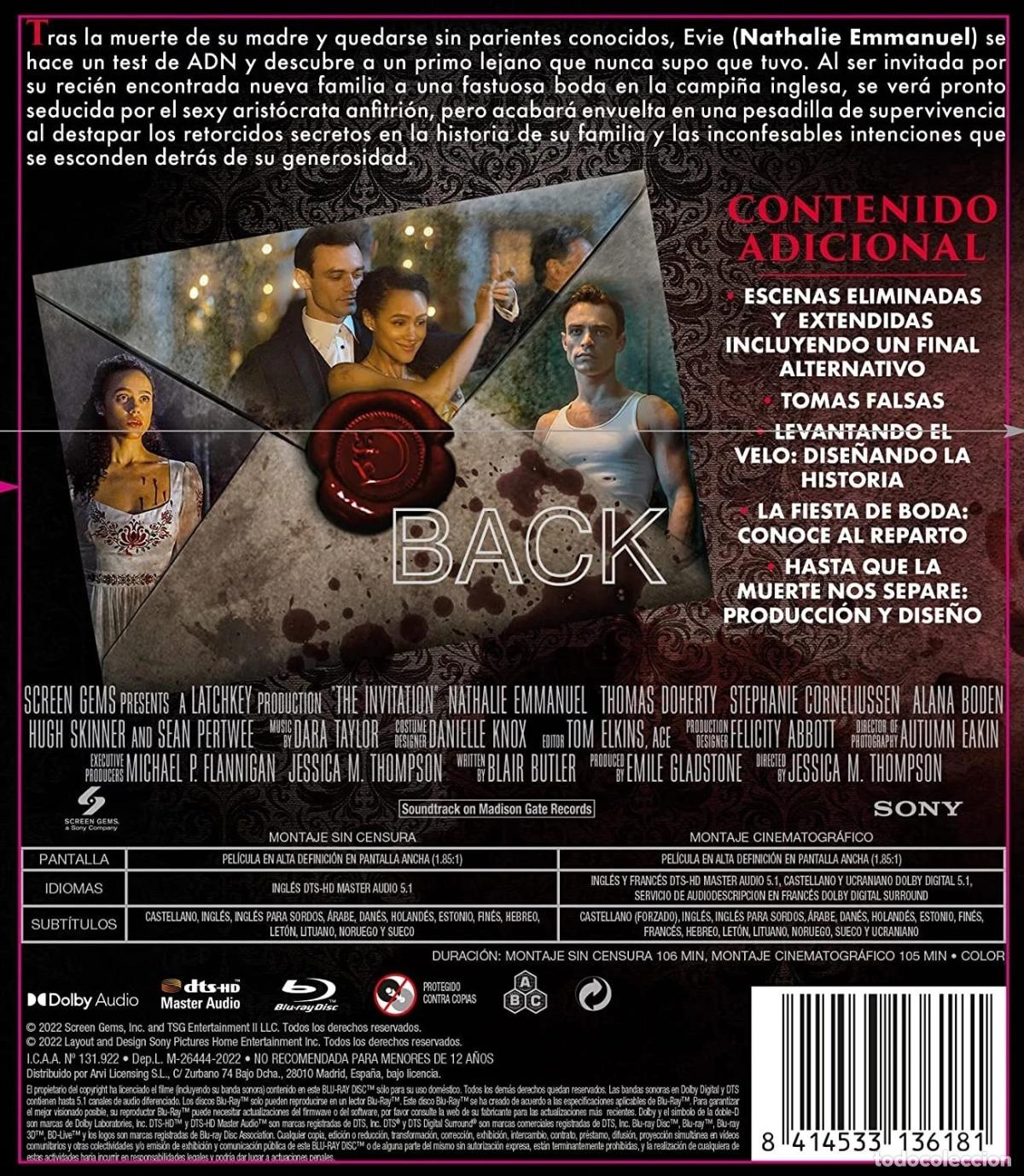 Cine: La invitaci&oacute;n [Blu-ray] - Foto 2