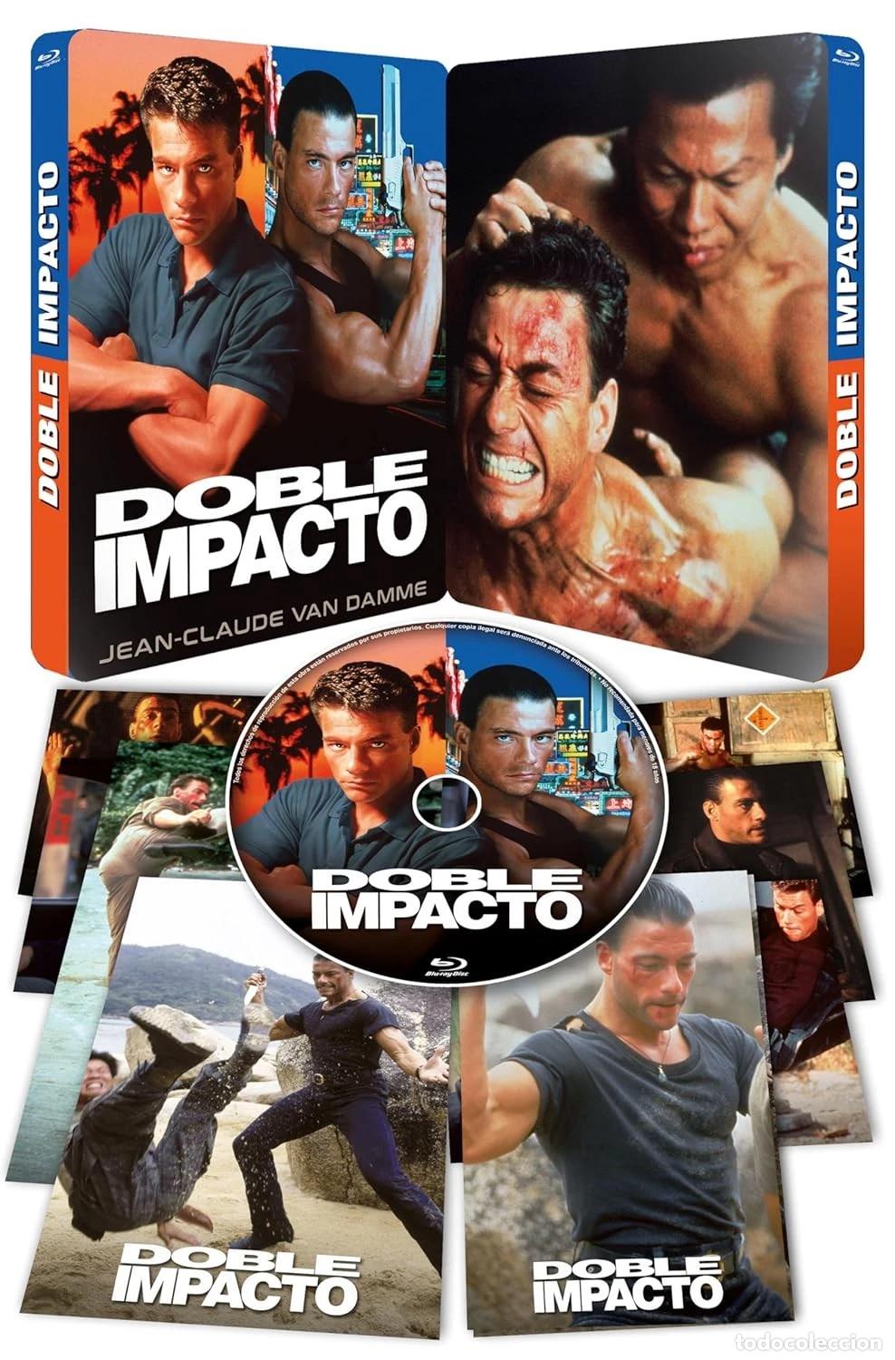 Cinema: Doble Impacto (Edici&oacute;n Limitada Met&aacute;lica, 8 postales) [Blu-ray] (1991) Double Impact