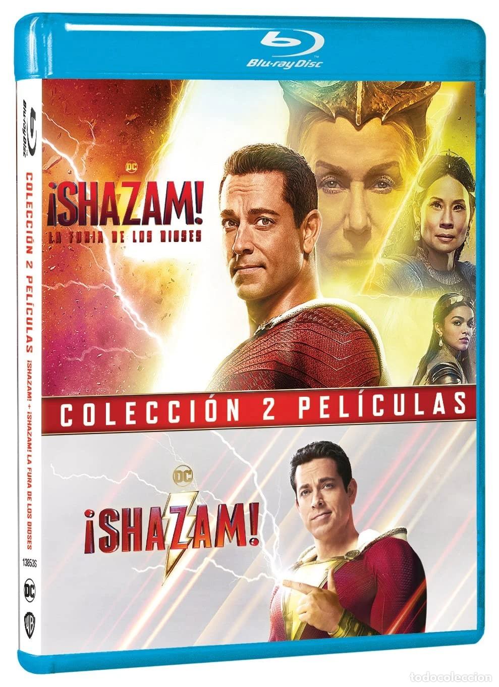 Cinema: &iexcl;Shazam! + &iexcl;Shazam! la Furia de los Dioses [Blu-ray] (2019,2023) Shazam! + Shazam! Fury of the Gods
