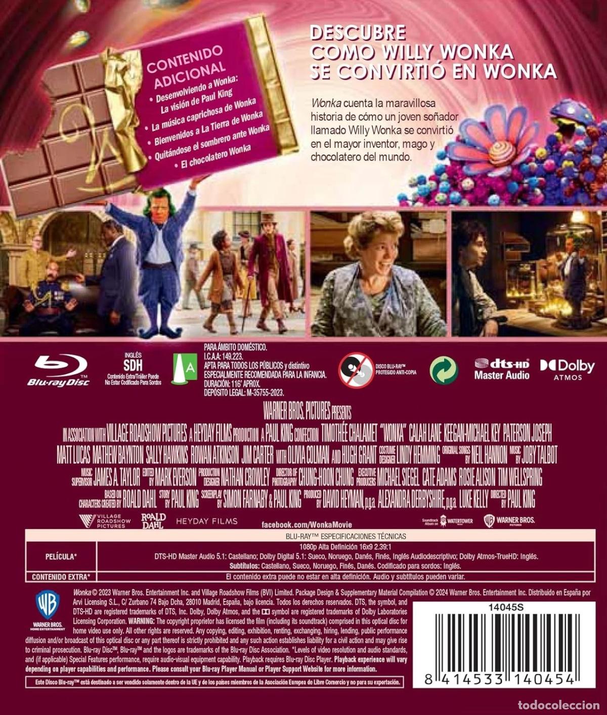 Cine: Wonka (Blu-ray) [Blu-ray] - Foto 2