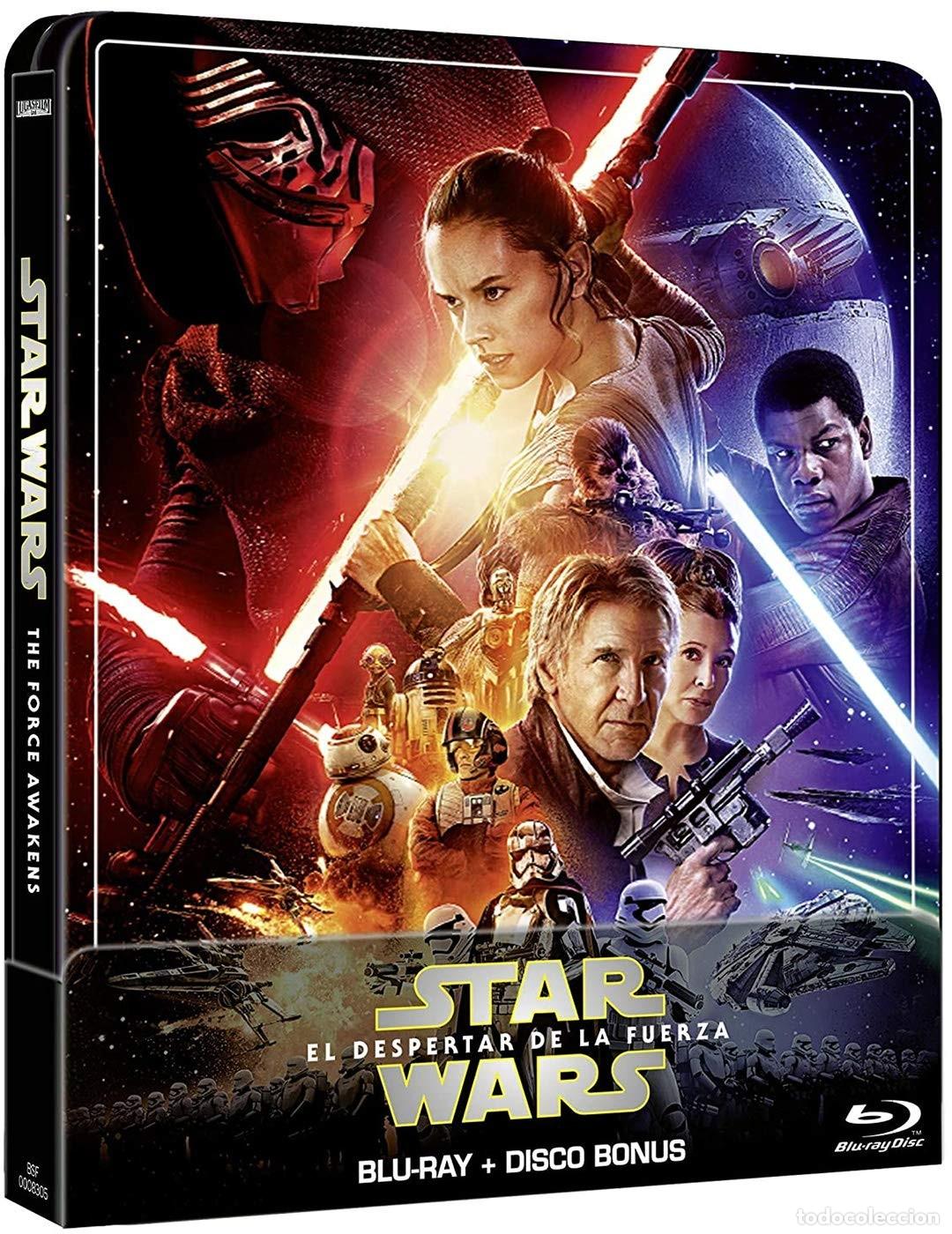 Kino: Star Wars: El despertar de la fuerza (Edici&oacute;n remasterizada) - Steelbook 2 discos (Pel&iacute;cula + Extras