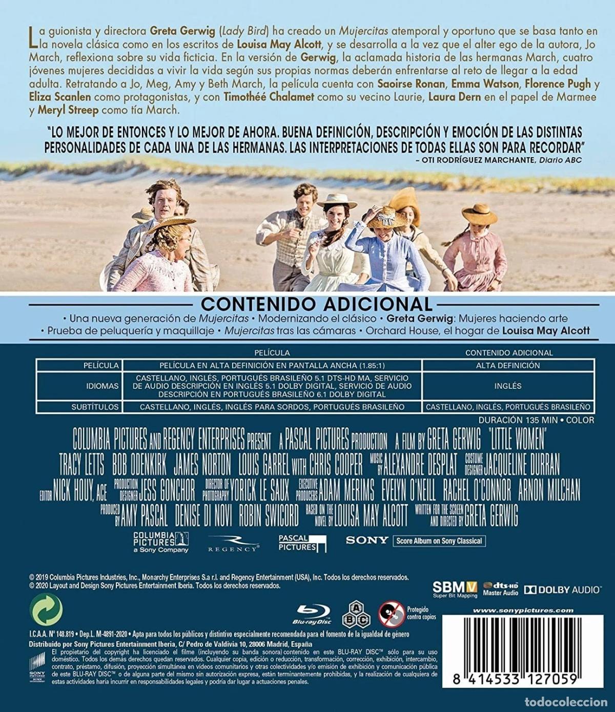 Cine: Mujercitas (2019) (BD) [Blu-ray] - Foto 2