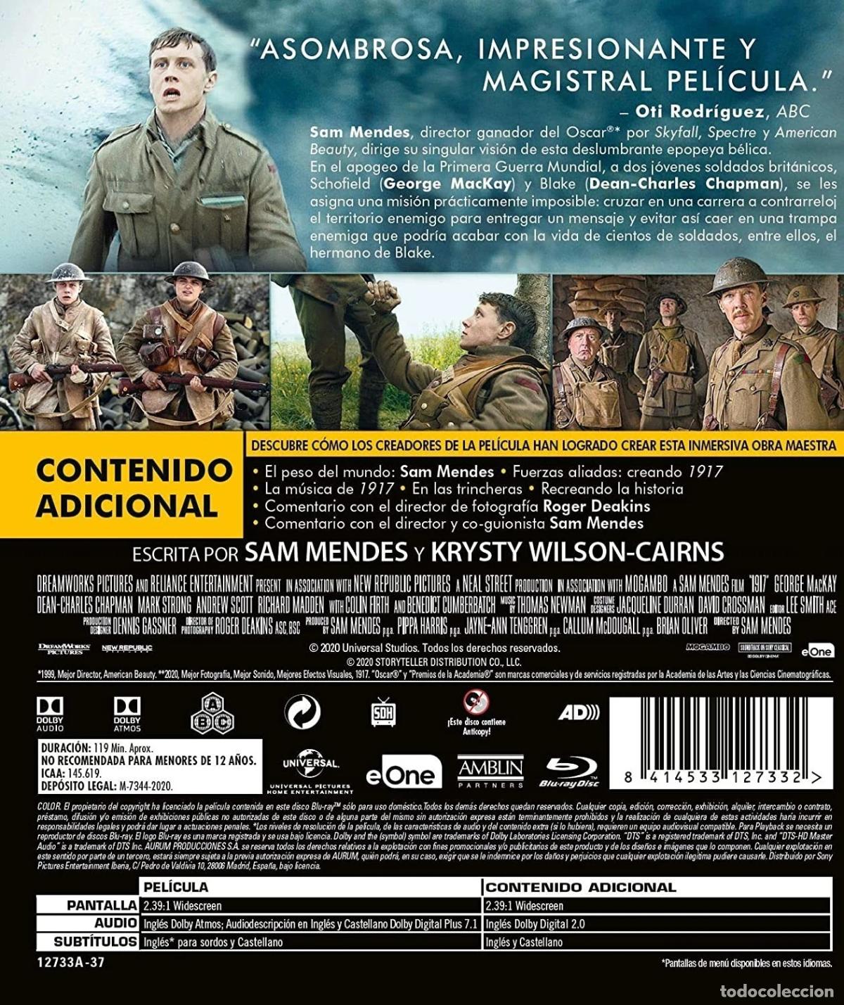 Cine: 1917 (Blu-ray) [Blu-ray] - Foto 2