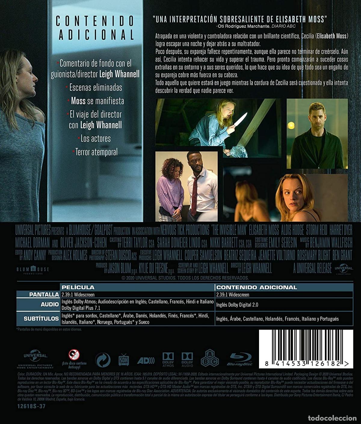 Cine: El Hombre Invisible (BD) [Blu-ray] - Foto 2
