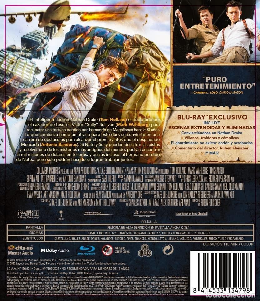 Cine: Uncharted [Blu-ray] - Foto 2