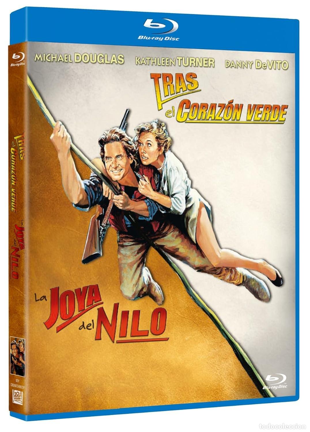 Kino: Tras el Coraz&oacute;n Verde + La Joya del Nilo [Blu-ray] (1984, 1985) Romancing the Stone + The Jewel of t