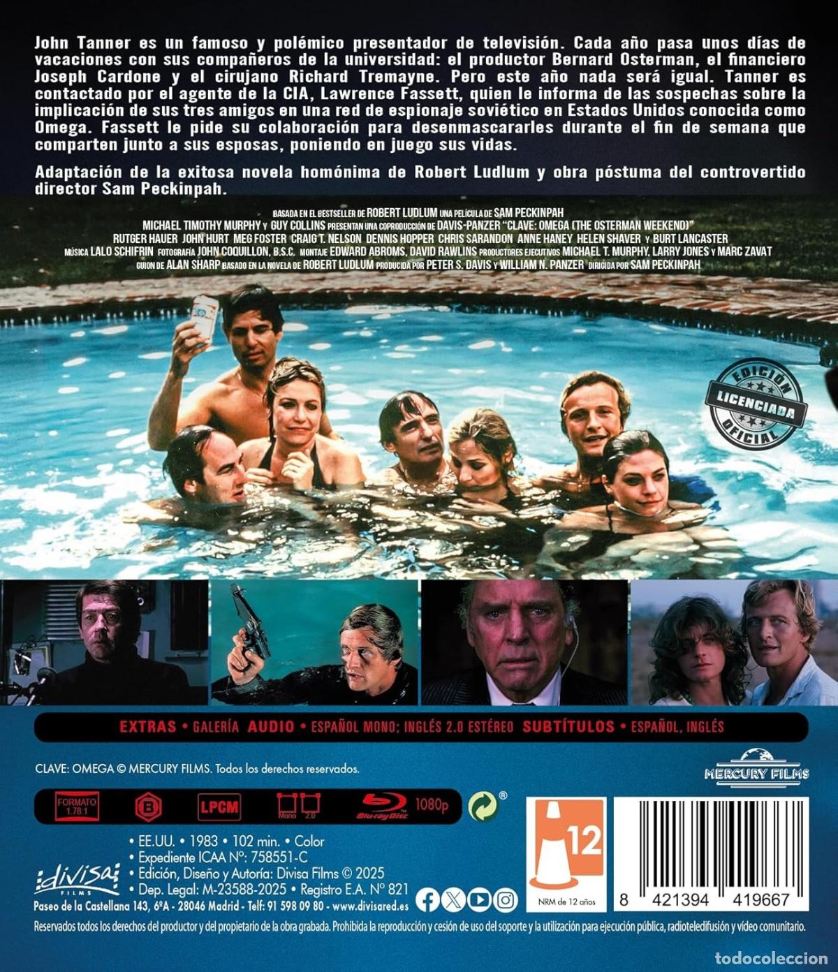 Cine: Clave: Omega [Blu-ray] (1983) The Osterman Weekend - Foto 2