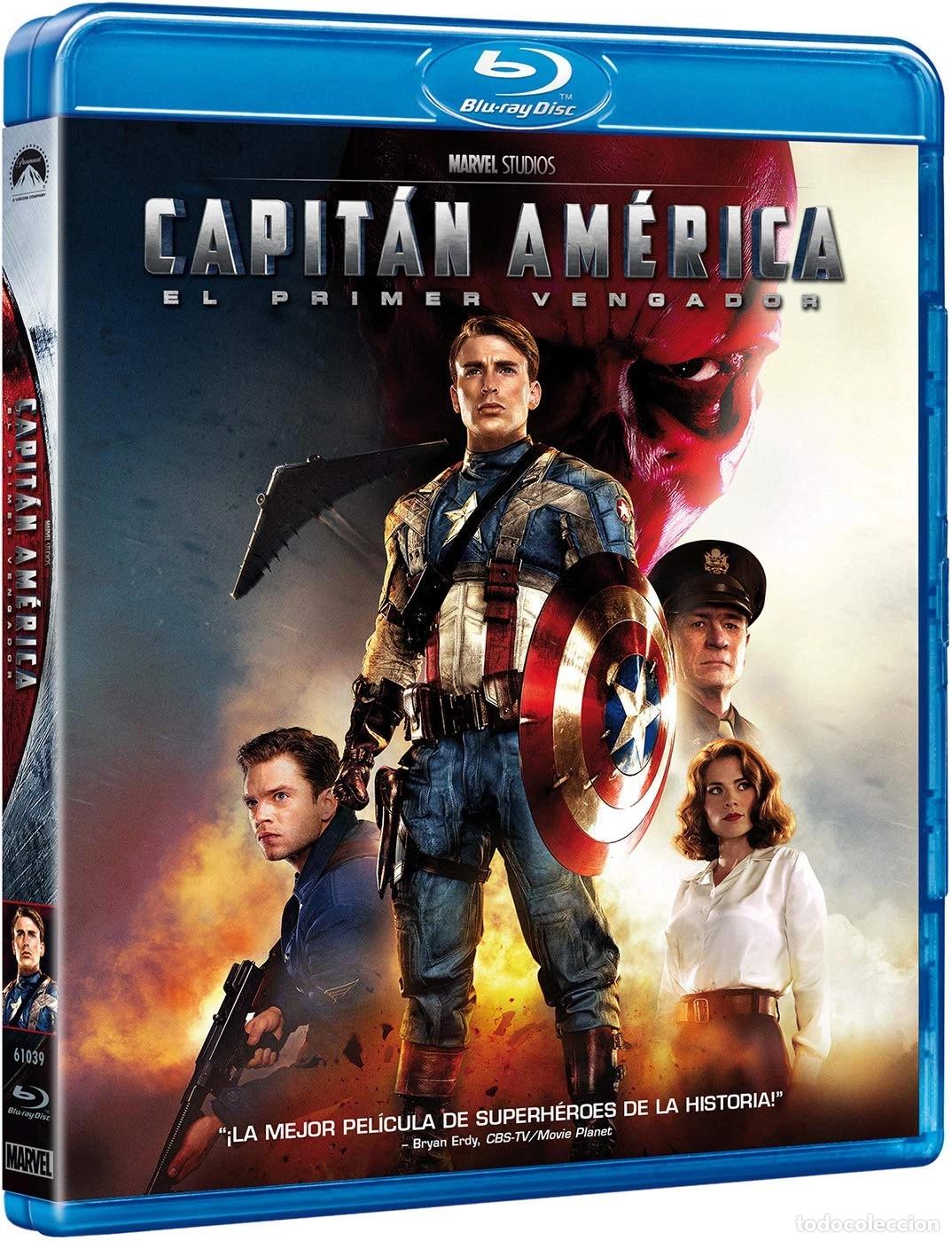 Cine: Capit&aacute;n Am&eacute;rica: El Primer Vengador [Blu-ray]