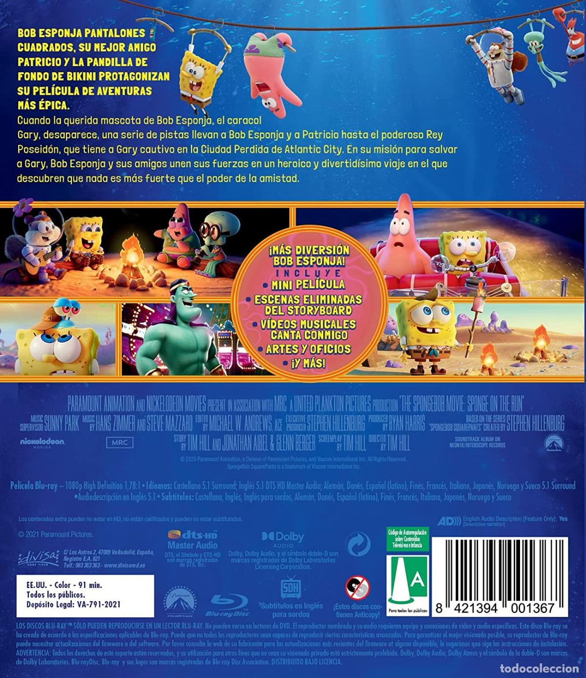 Cine: Bob Esponja - Un h&eacute;roe al rescate - BD [Blu-ray] - Foto 2