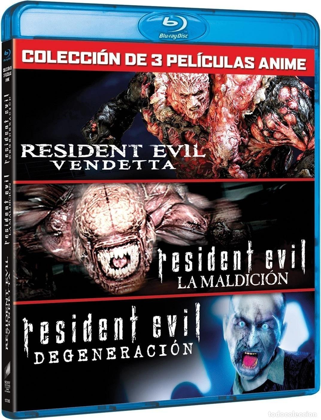 Cinema: Resident Evil: Vendetta + Resident Evil: la Maldici&oacute;n + Resident Evil: Degeneraci&oacute;n [Blu-ray] (2017,