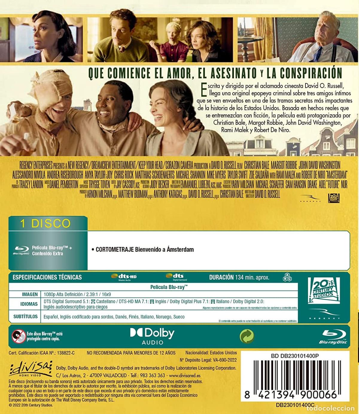 Cine: Amsterdam (Blu-ray) [Blu-ray] - Foto 2