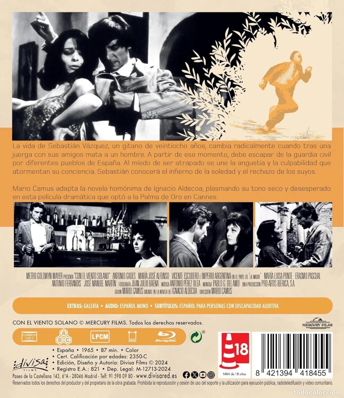 Cine: Con el viento solano [Blu-Ray] (1965) - Foto 2