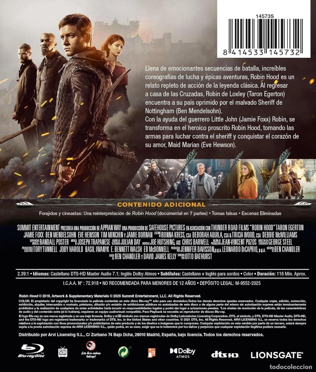 Cine: Robin Hood [Blu-ray] (2018) - Foto 2