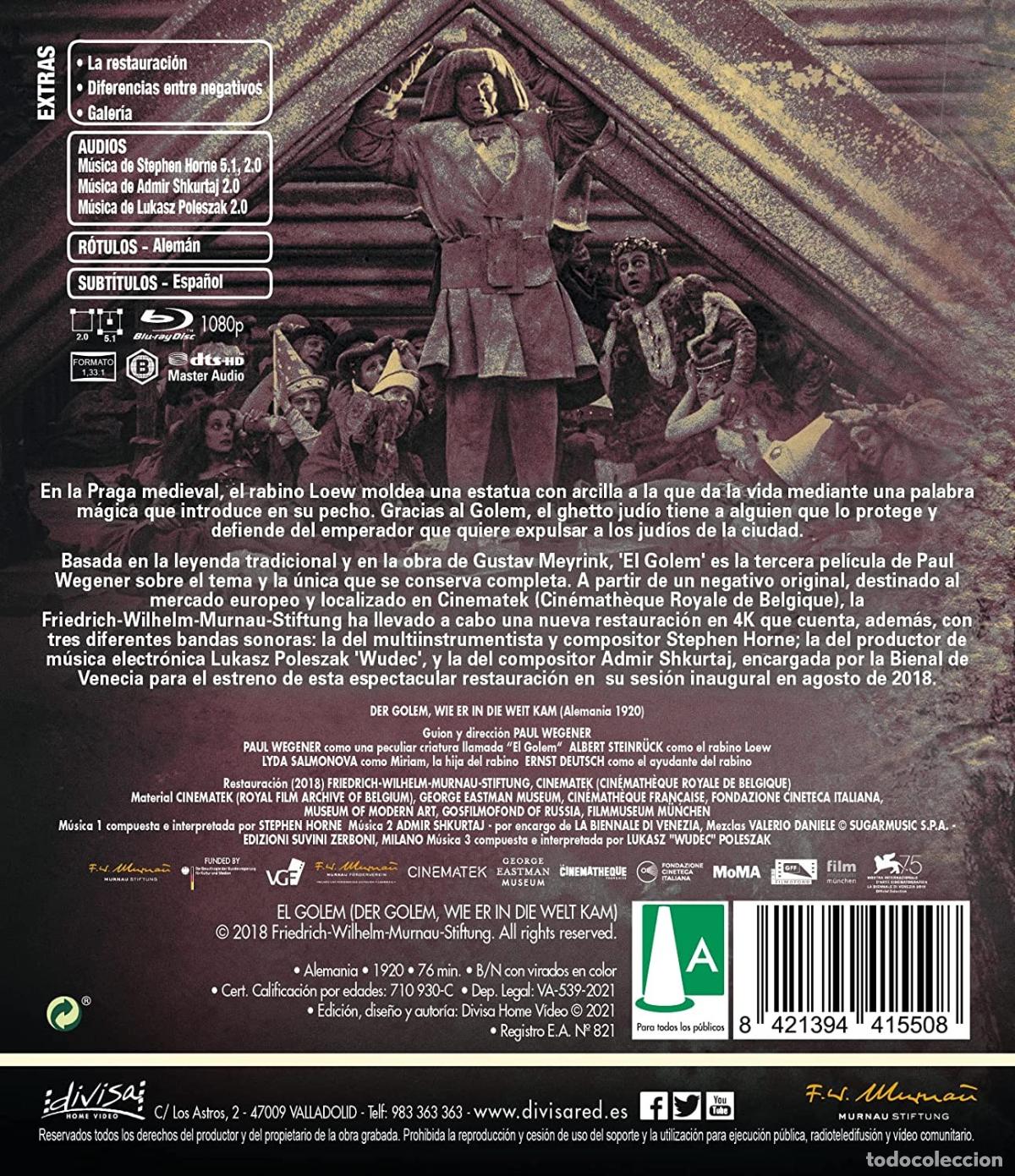 Cine: El golem [Blu-ray] - Foto 2