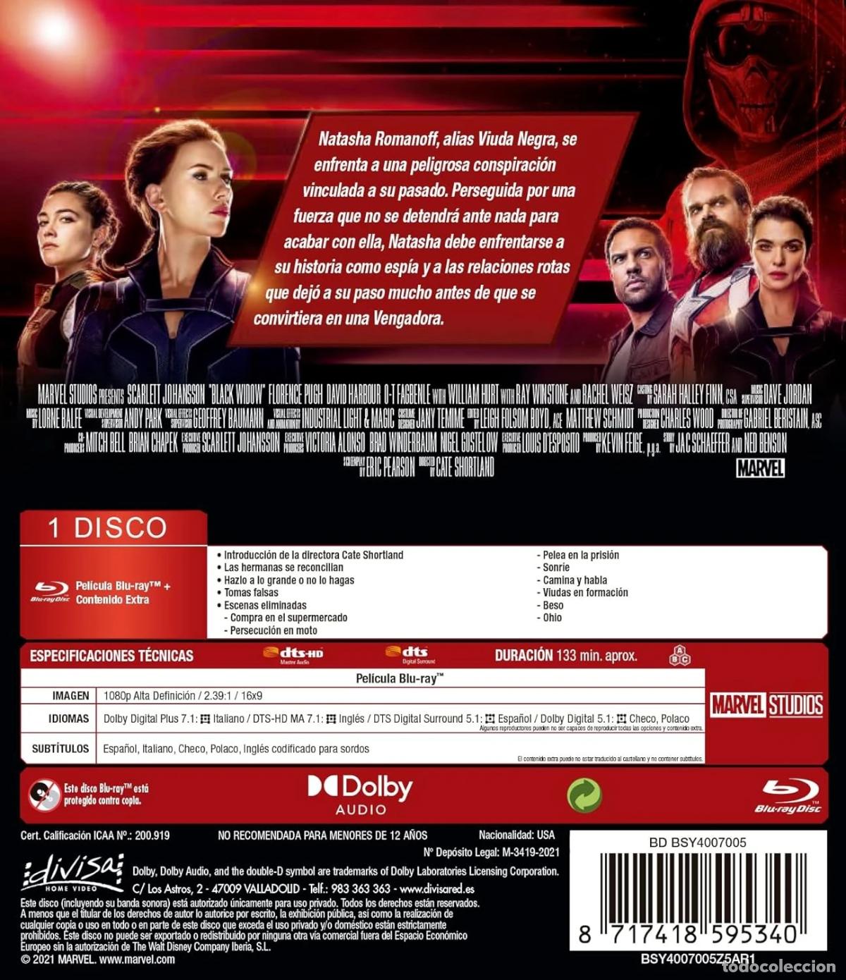 Cine: Viuda Negra [Blu-ray] - Foto 2