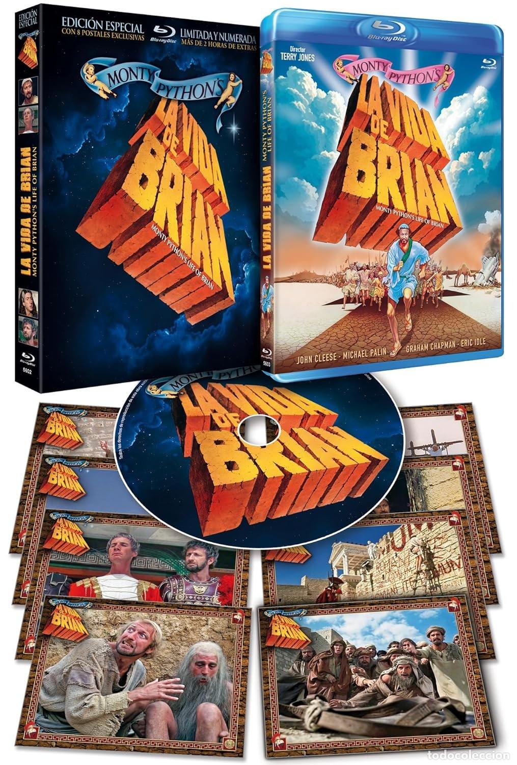 Cinema: La Vida de Brian (Ed. Especial Limitada y Numerada, Master de 4K, con Funda y Postales ) [Blu-ray] (