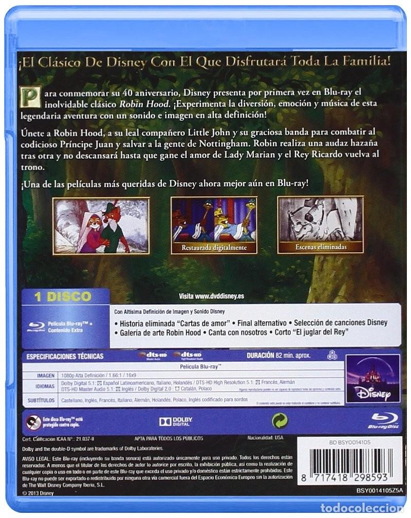Cine: Robin Hood [Blu-ray] Disney - Foto 2