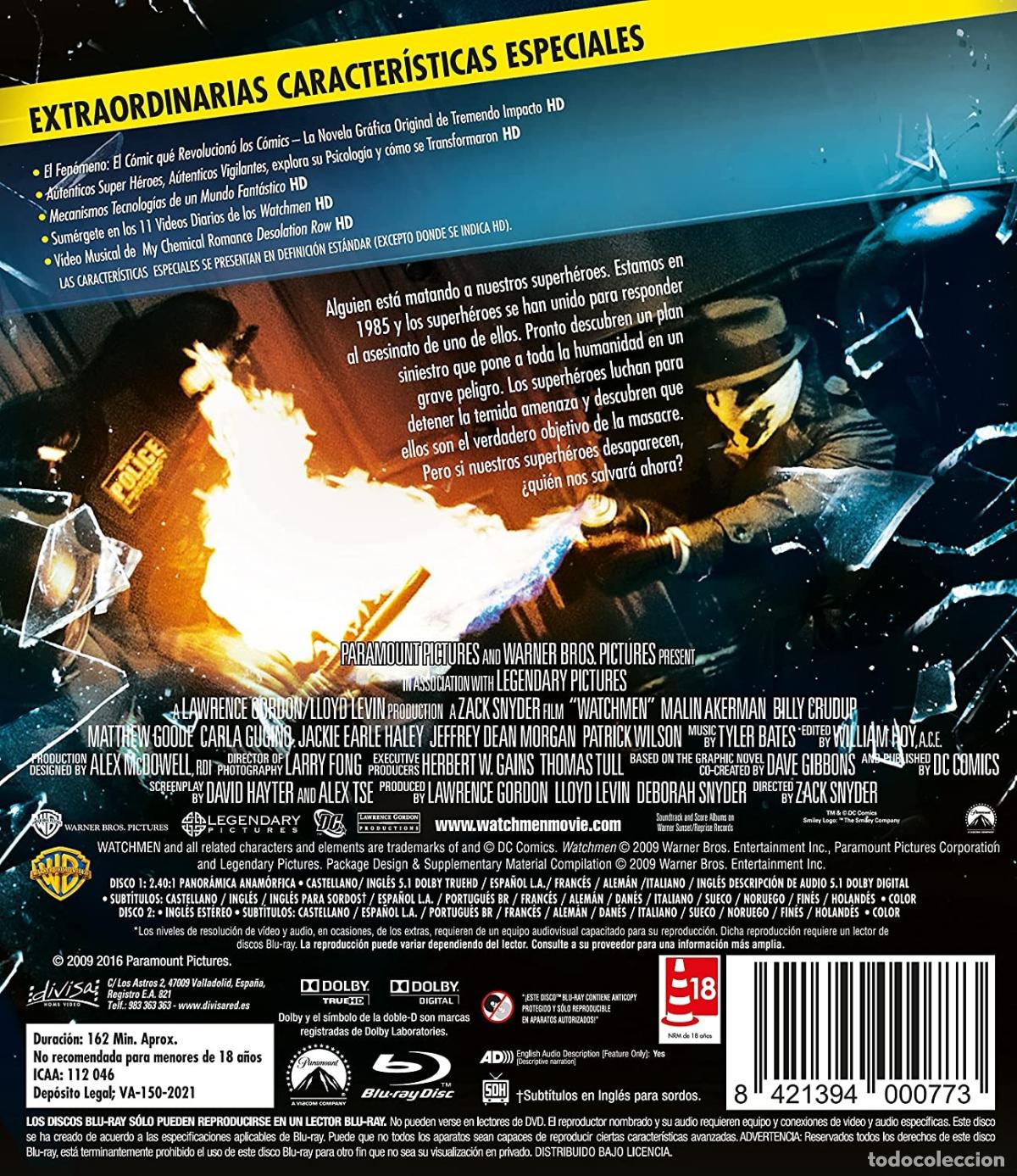 Cin&eacute;ma: Watchmen - Edici&oacute;n Horizontal [Blu-ray]