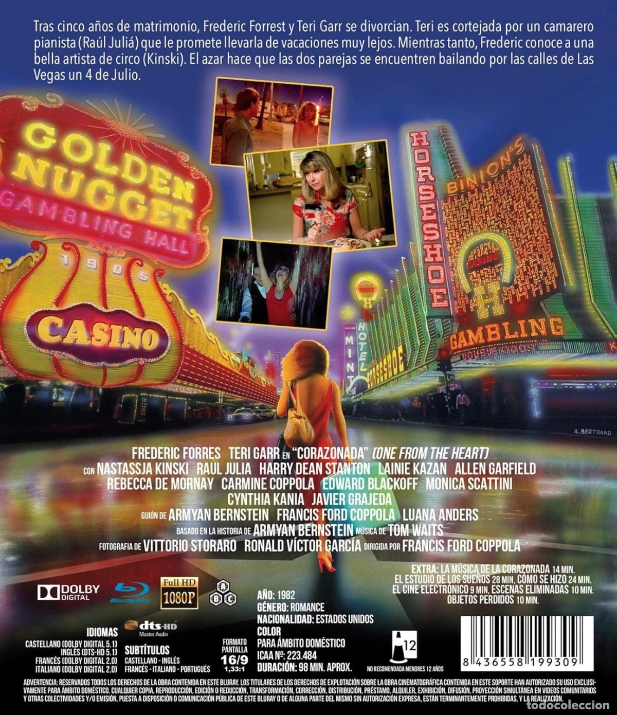 Cine: Corazonada [Blu-ray] (1982) One From the Heart - Foto 2