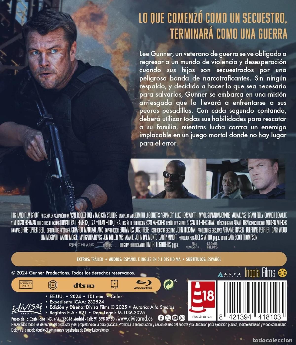 Cine: Furia [Blu-ray] (2024) Gunner - Foto 2