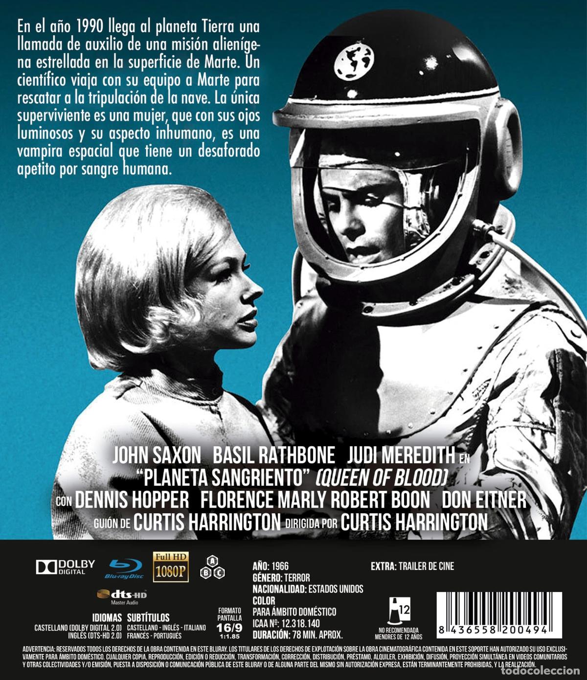 Cin&eacute;ma: Planeta Sangriento [Blu-ray ] (1966) Queen of Blood