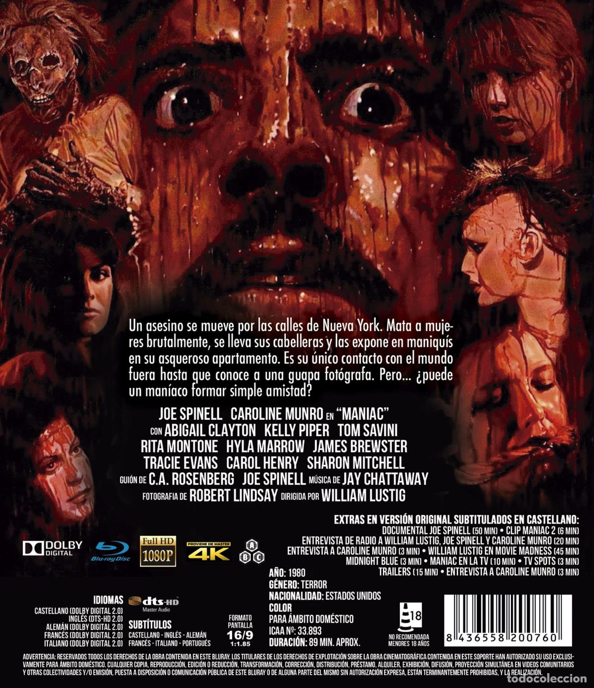 Cinema: Maniac [Blu-ray] (1980) Maniac