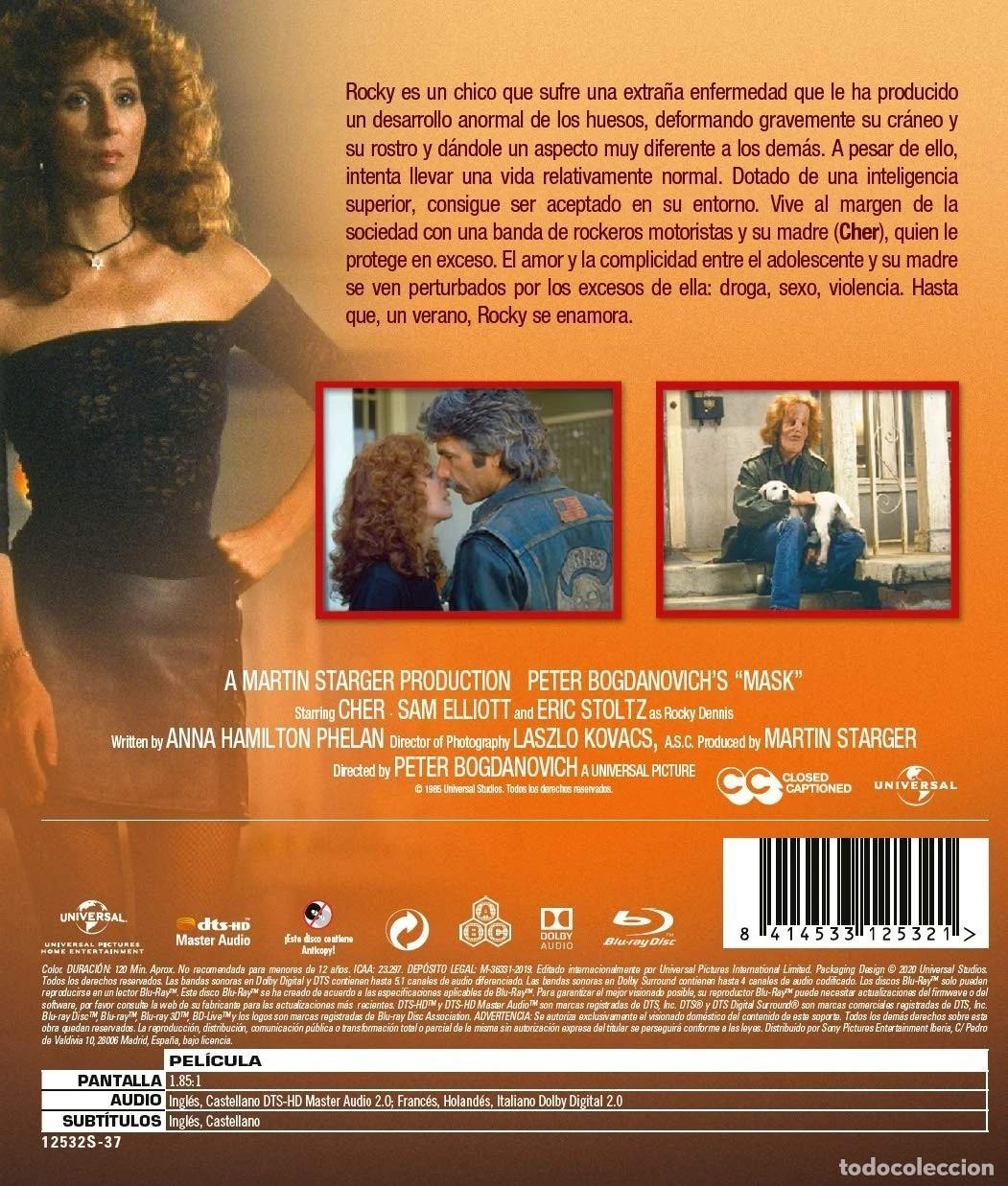 Cine: M&aacute;scara [Blu-ray] (1985) Mask - Foto 2