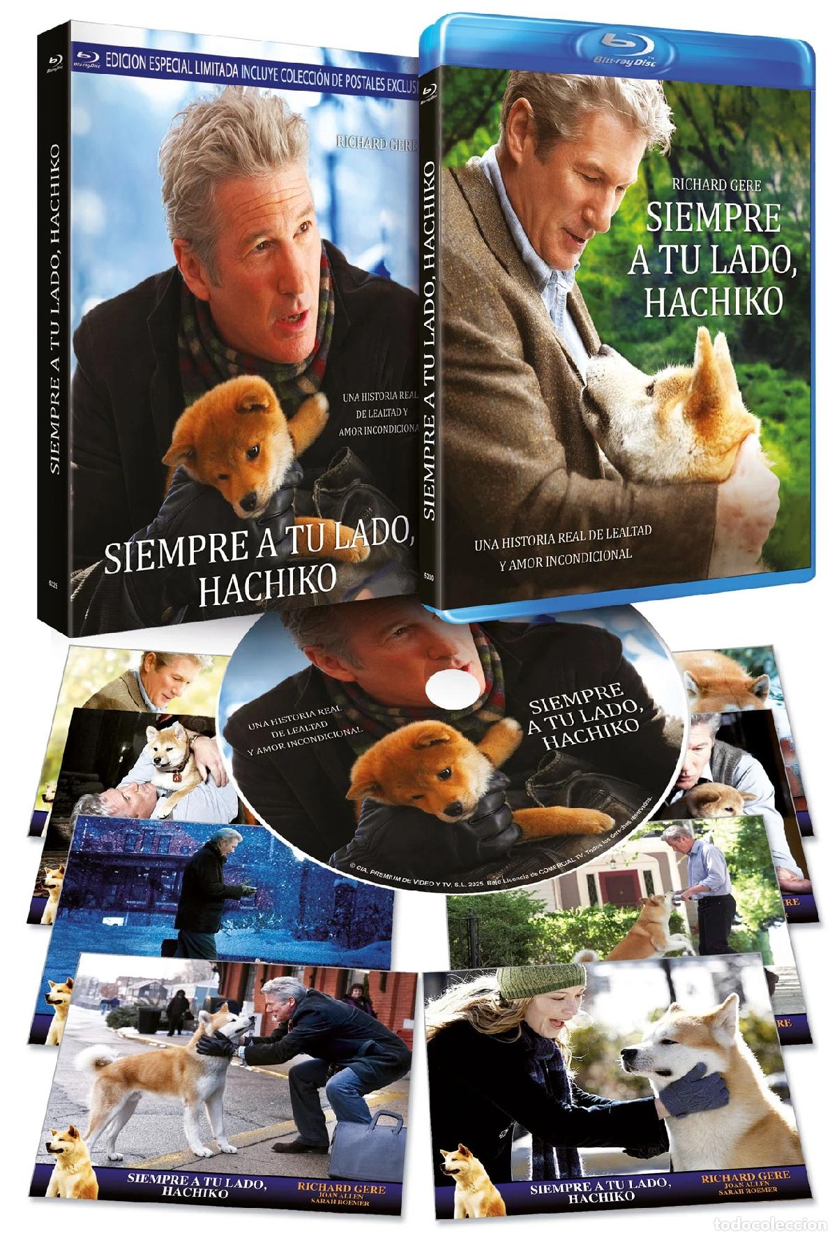 Cinema: Hachiko, Siempre A Tu Lado (Con funda y 8 postales) [Blu-ray] (2009) Hachi: A Dog's Tale (Hachiko: A