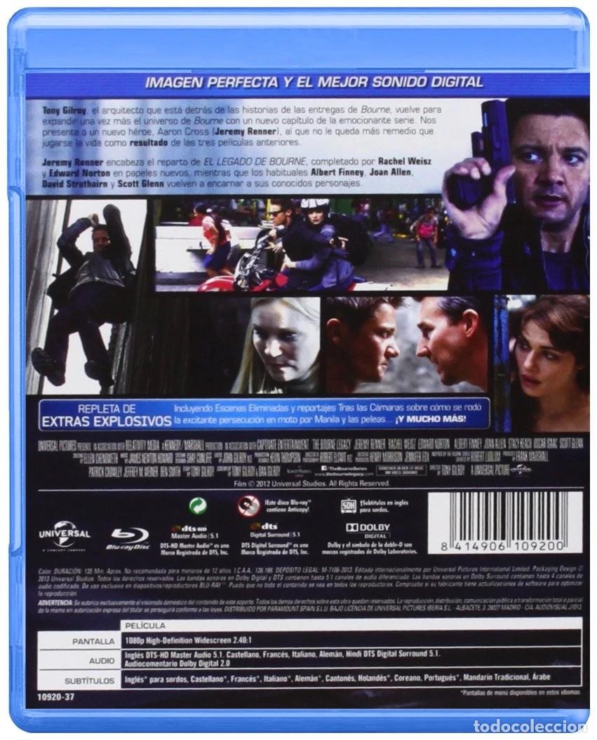 Cine: El Legado De Bourne [Blu-ray] - Foto 2