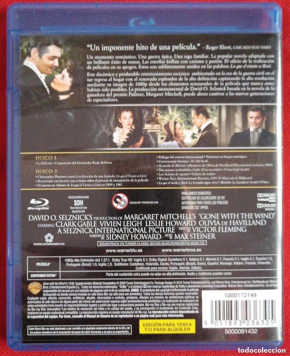 Cine: Lo que el viento se llev&oacute; [Blu-ray] - Foto 2