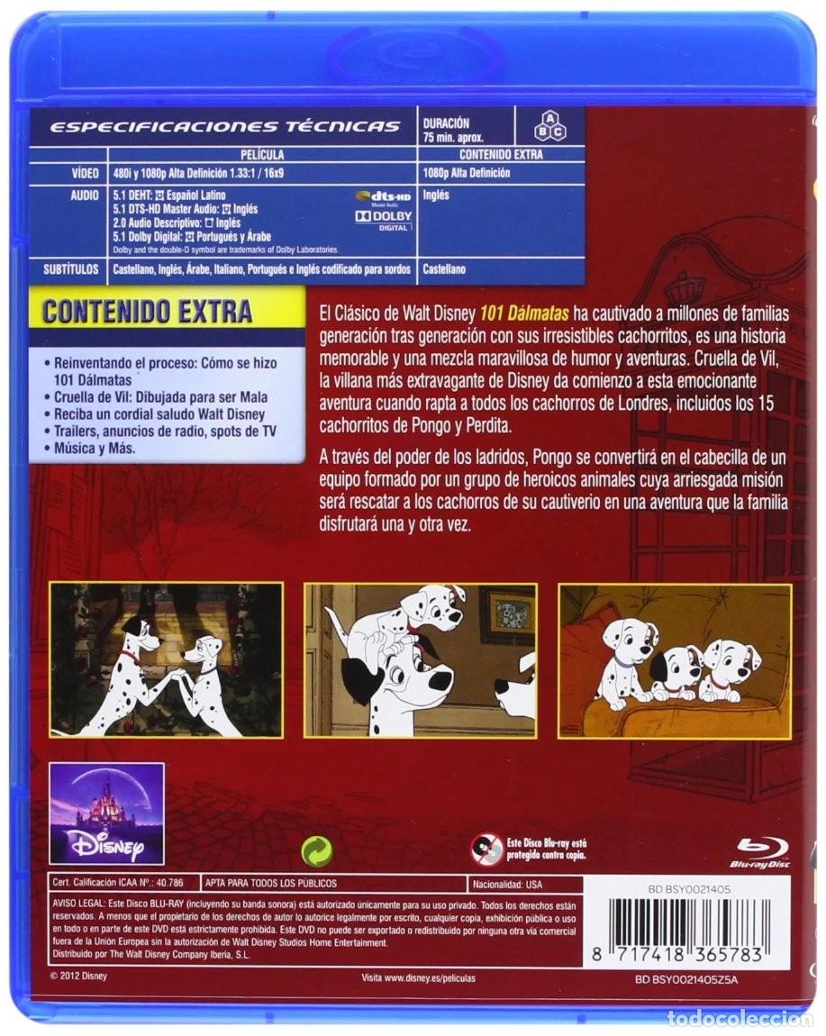 Cine: 101 d&aacute;lmatas [Blu-ray] - Foto 2