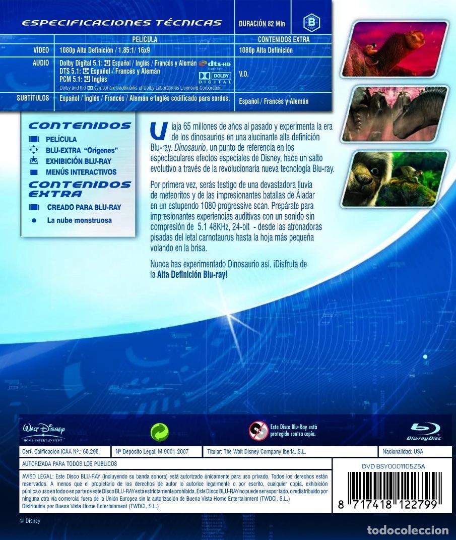 Cine: Dinosaurio [Blu-ray] - Foto 2