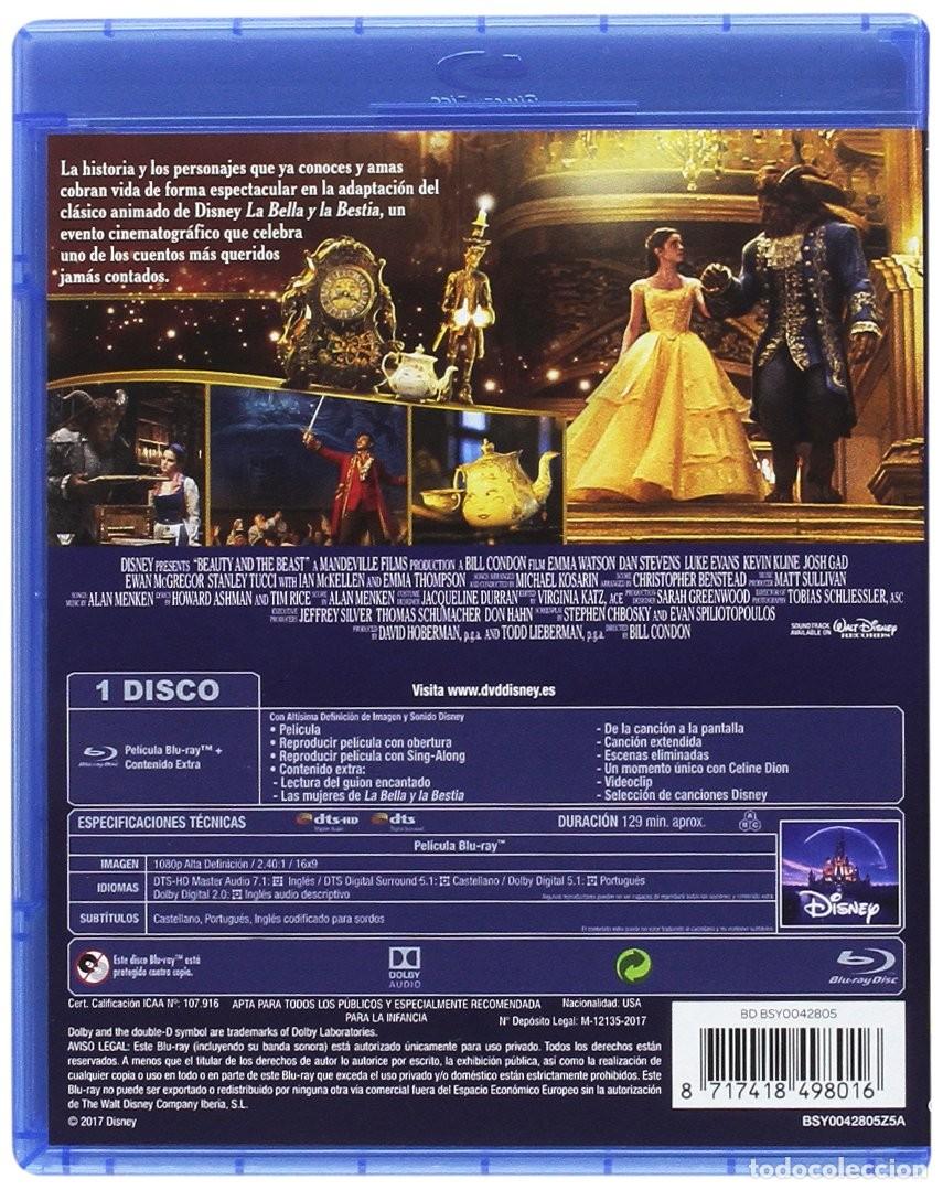 Cine: La Bella y La Bestia [Blu-ray] - Foto 2
