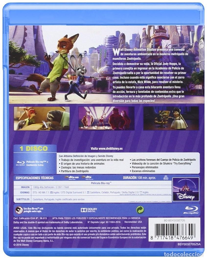 Cine: Zootr&oacute;polis [Blu-ray] - Foto 2