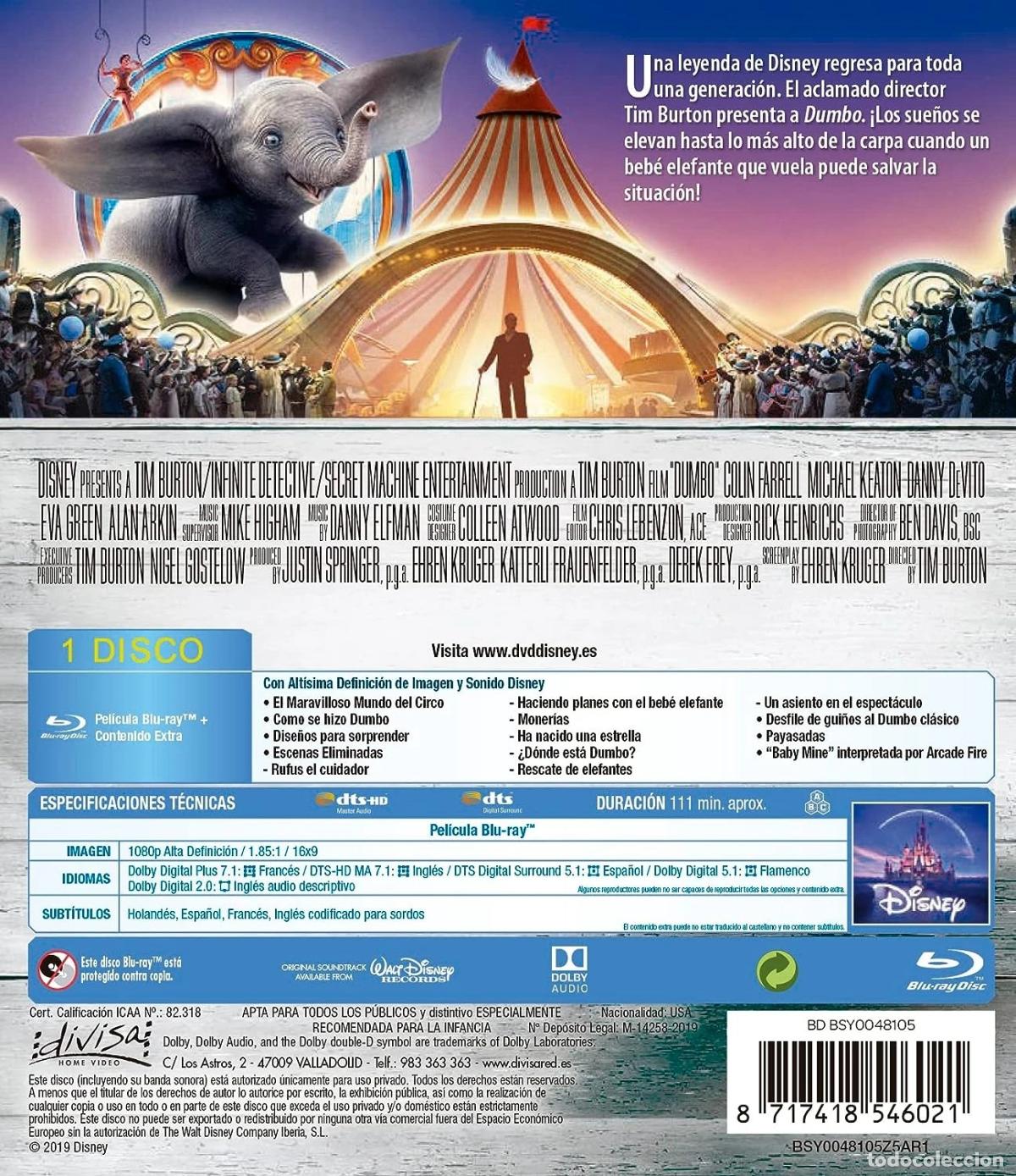 Cine: Dumbo [Blu-ray] - Foto 2