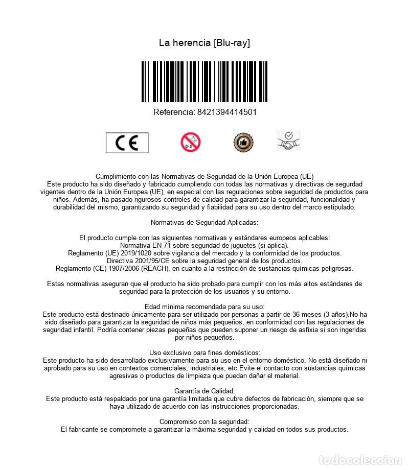 Cine: La herencia [Blu-ray] - Foto 3