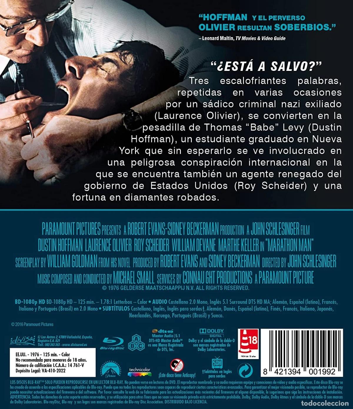 Cine: Marathon Man (Blu-ray) [Blu-ray] - Foto 2