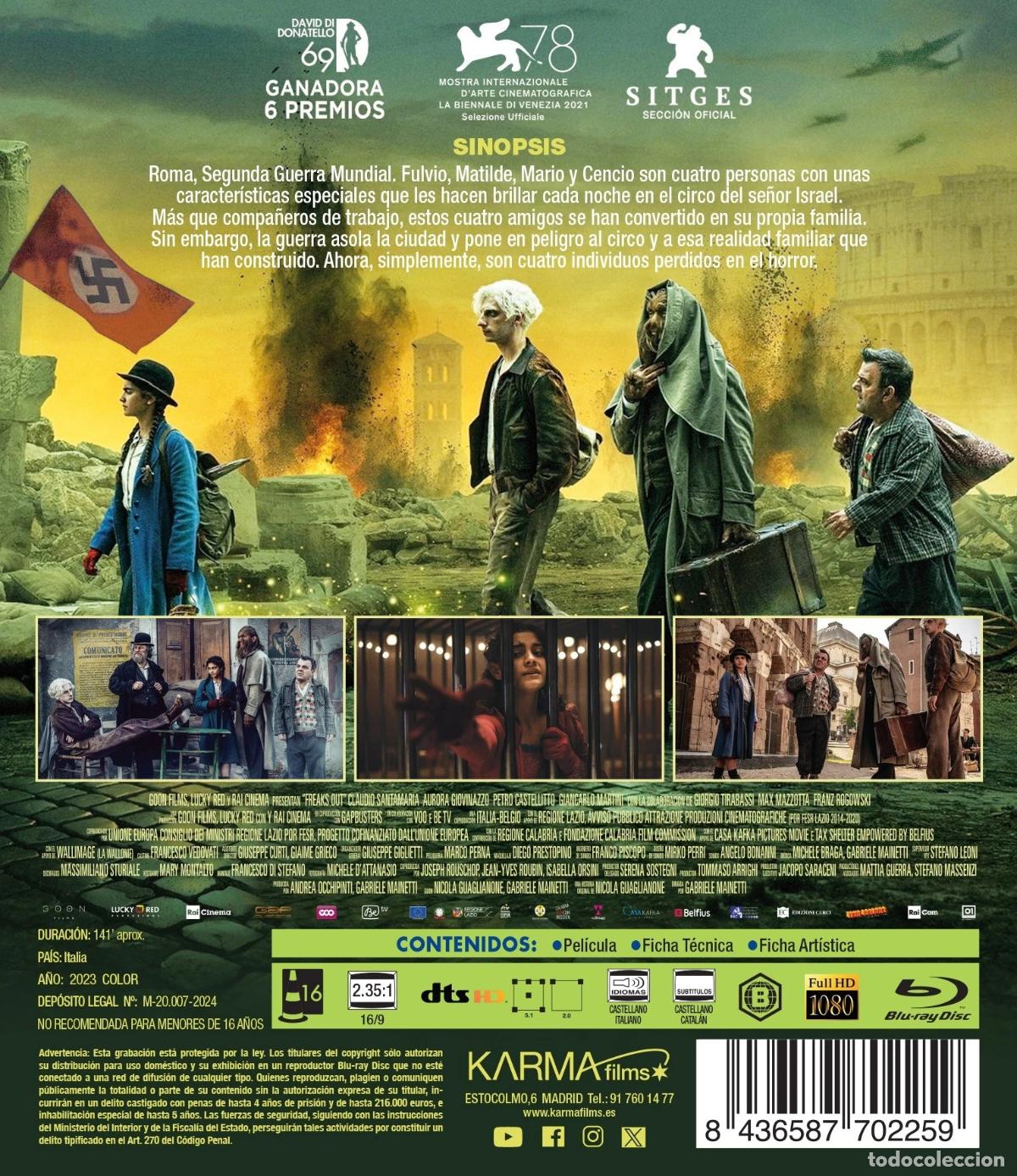 Cinema: Freaks Out [Blu-ray] (2021) Freaks vs The Reich
