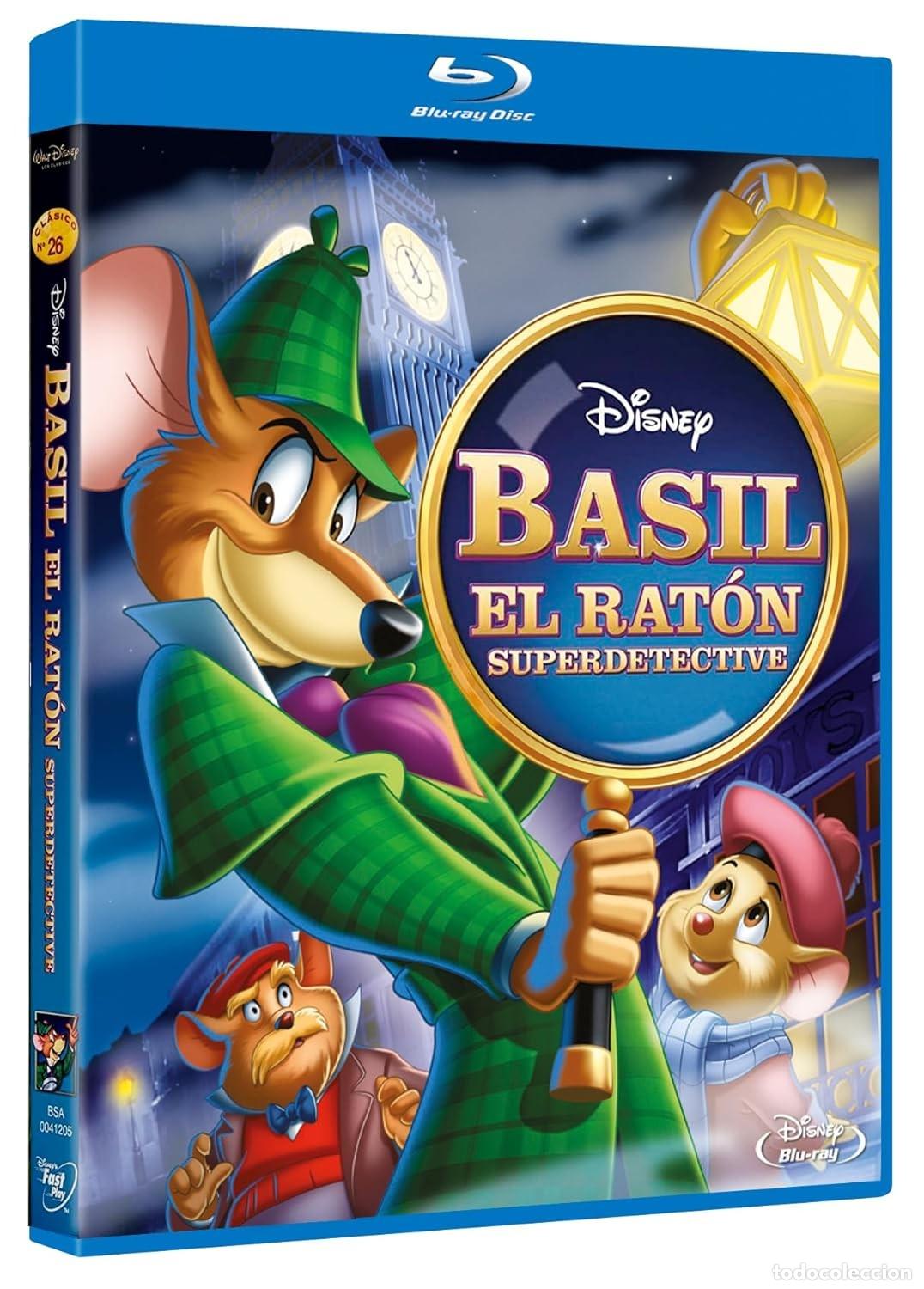 Cinema: Basil, El Rat&oacute;n Superdetective [Blu-ray] (1986) The Great Mouse Detective