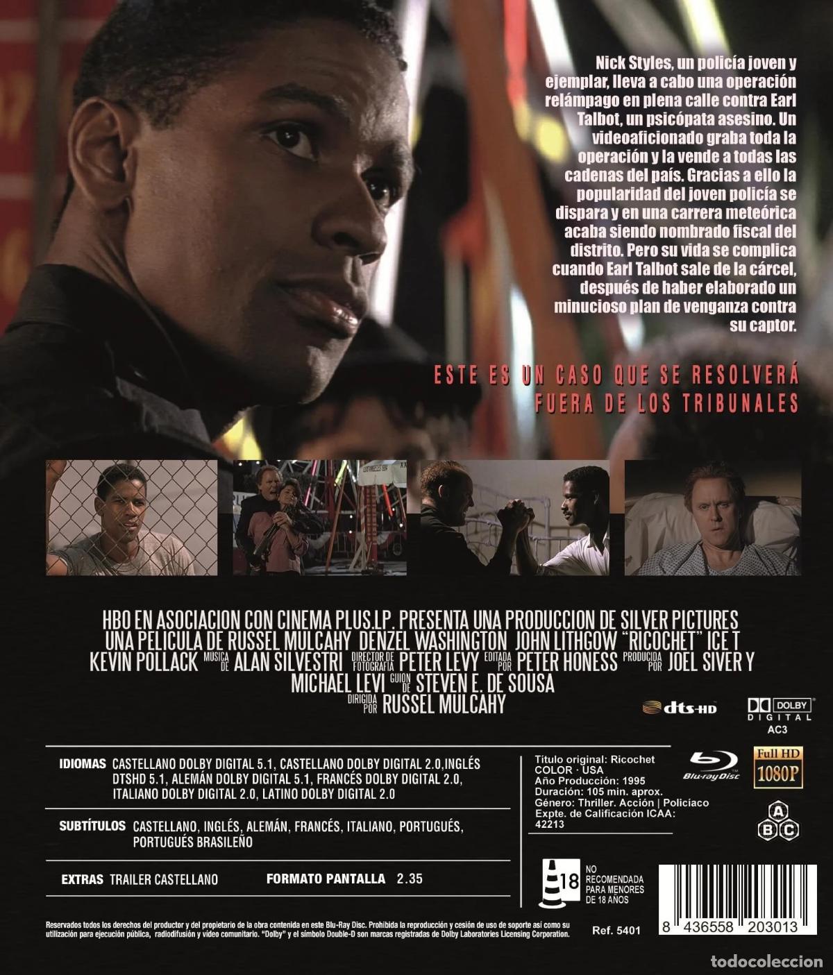 Cinema: Ricochet (Nueva edici&oacute;n) [Blu-ray] (1991)