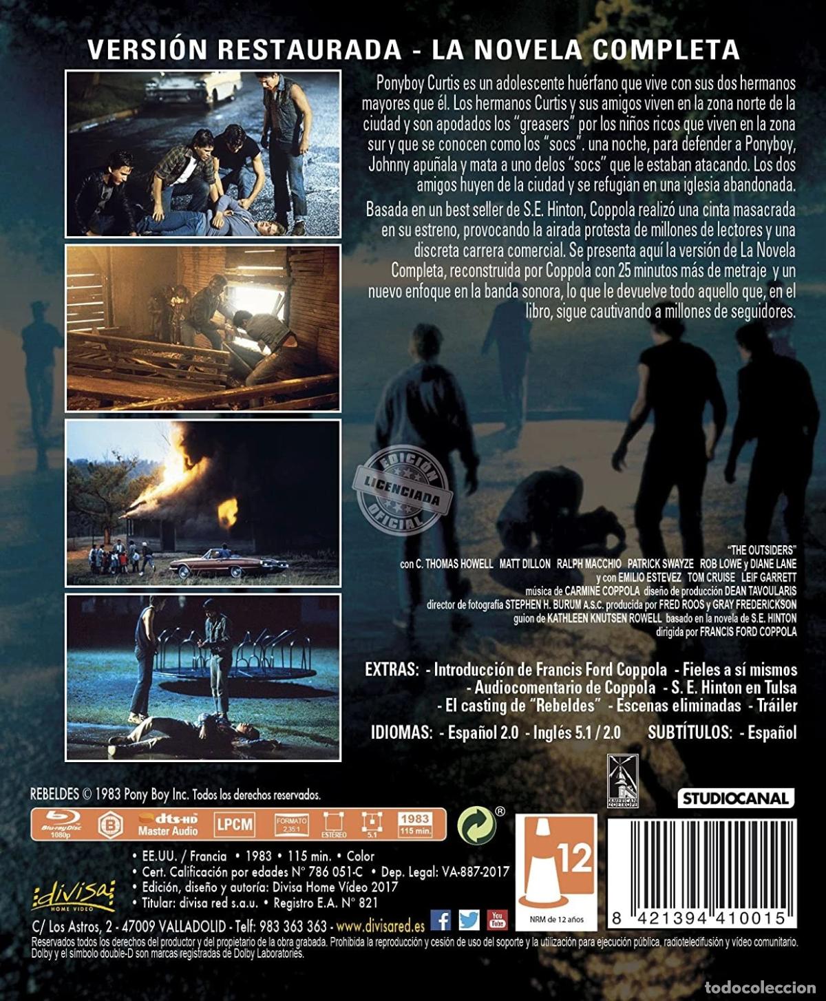 Cine: Rebeldes [Blu-ray] - Foto 2