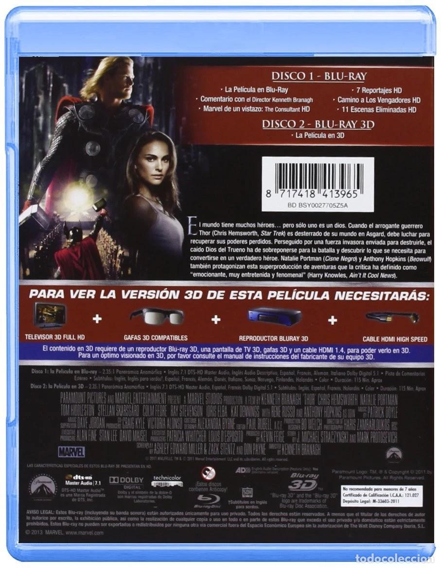 Cine: Thor [Blu-ray] (3D + 2D) [Blu-ray] - Foto 2