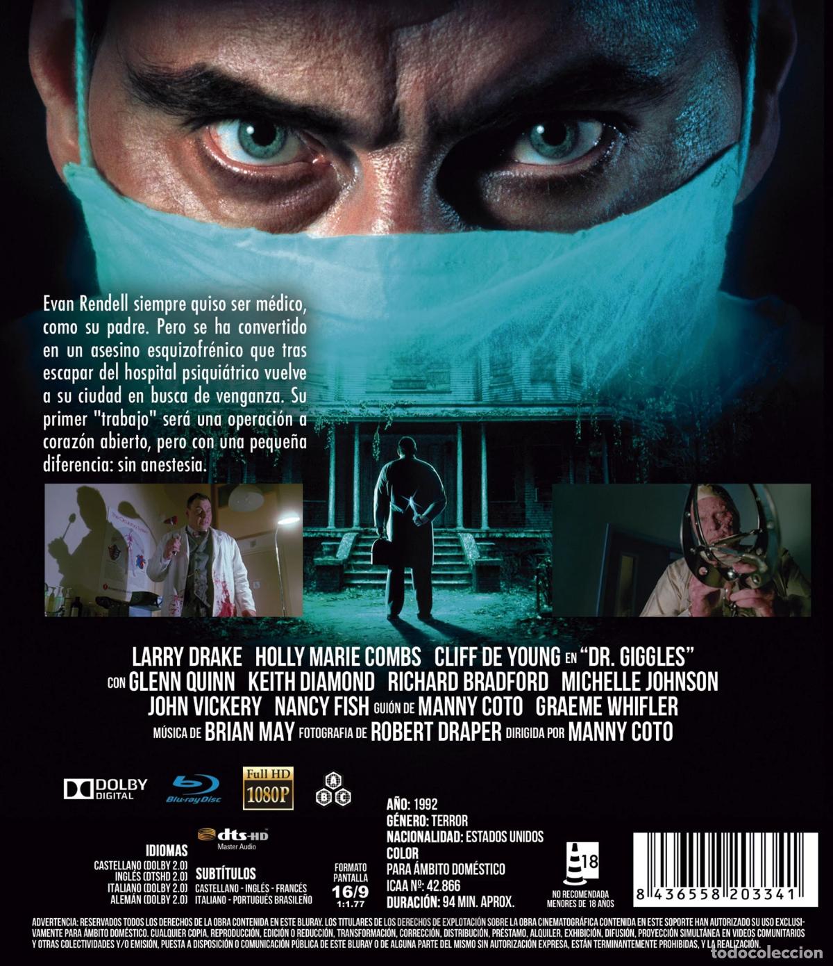 Kino: Dr. Giggles (Nueva edici&oacute;n) [Blu-ray] (1992)