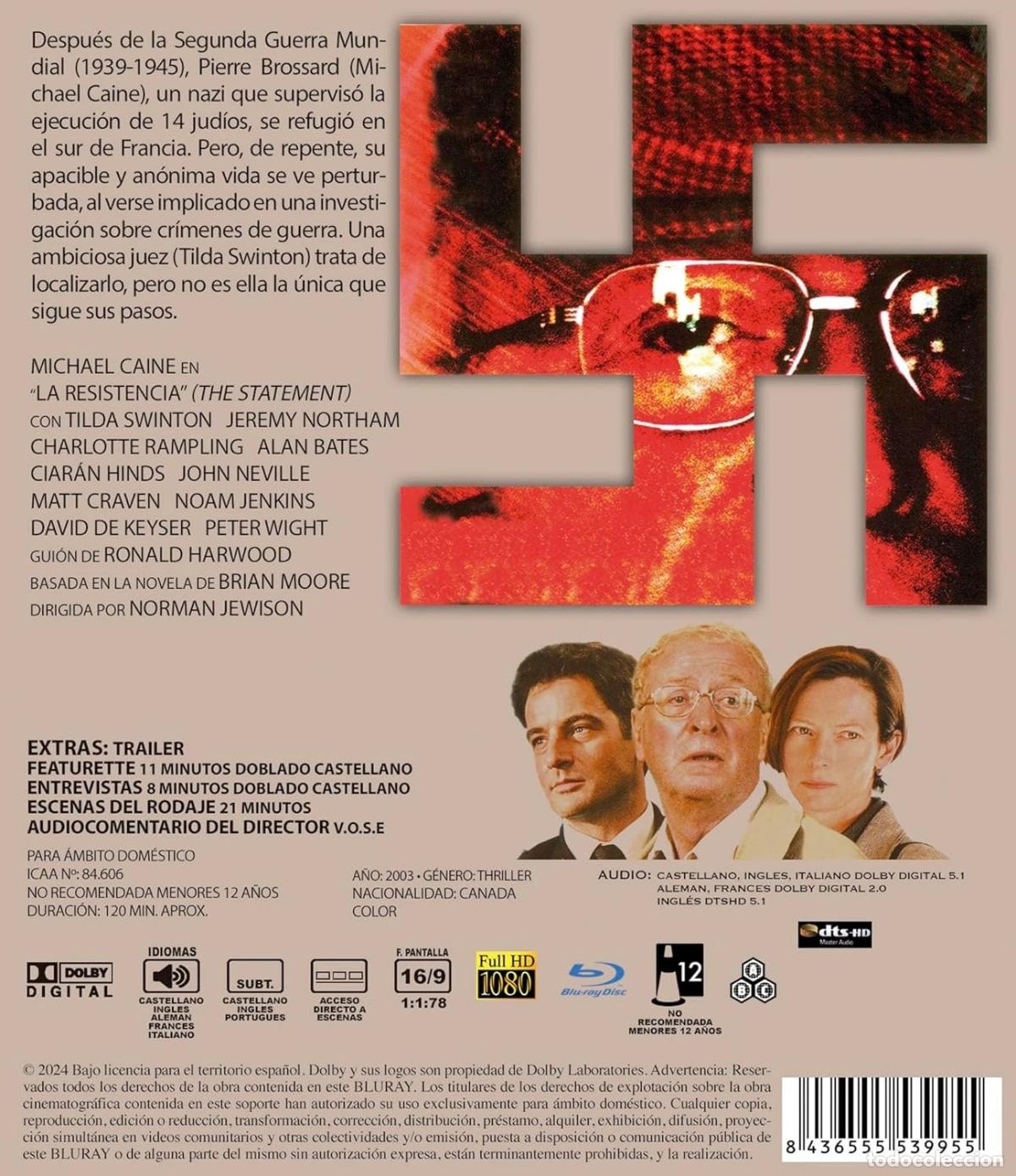 Cine: La Sentencia [Blu-Ray] (2003) The Statement - Foto 2