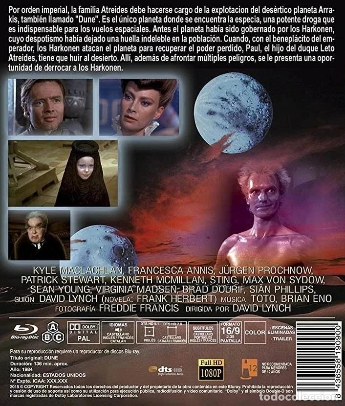 Cine: Dune [Blu-ray] (1984) - Foto 2