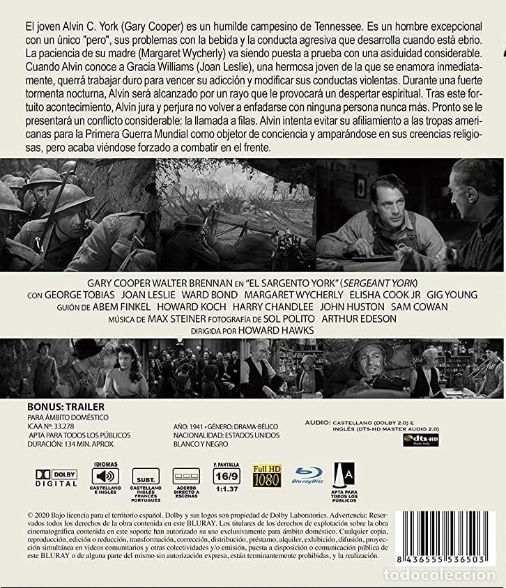 Cine: El sargento York [Blu-ray] (1941) Sergeant York - Foto 2